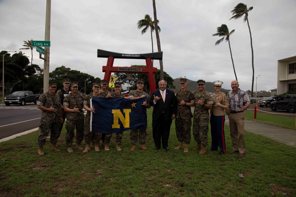 Secretary of the Navy Visits Marine Corps Base Hawaii