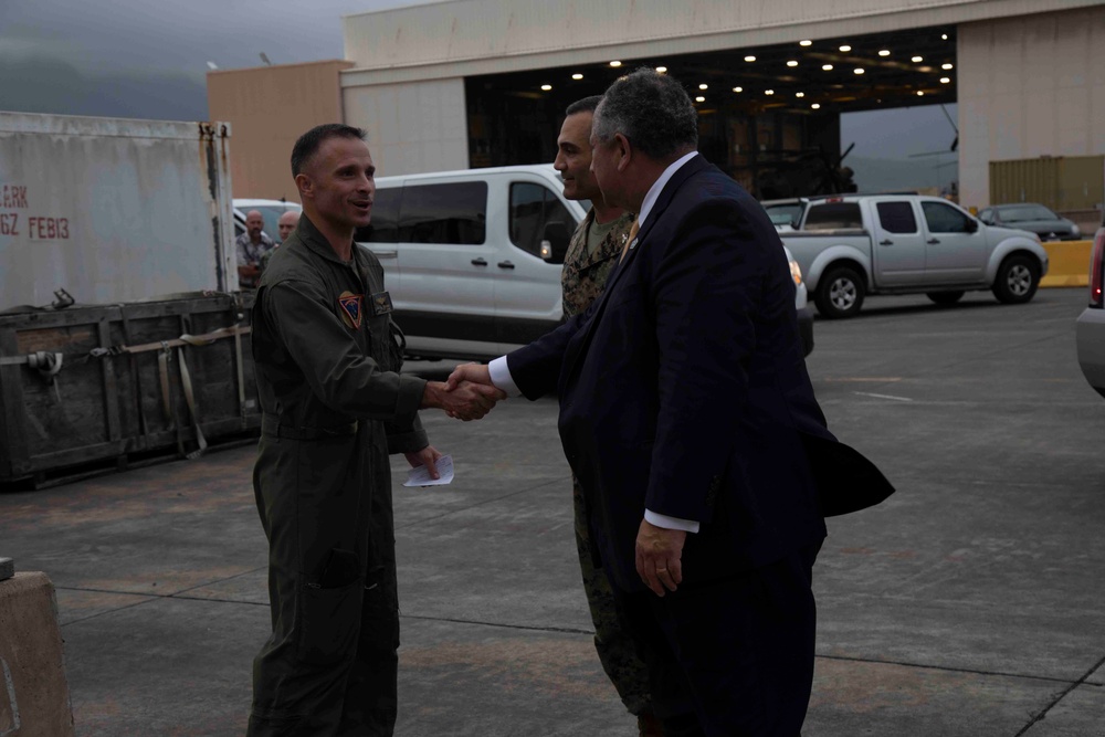 Secretary of the Navy Visits Marine Corps Base Hawaii