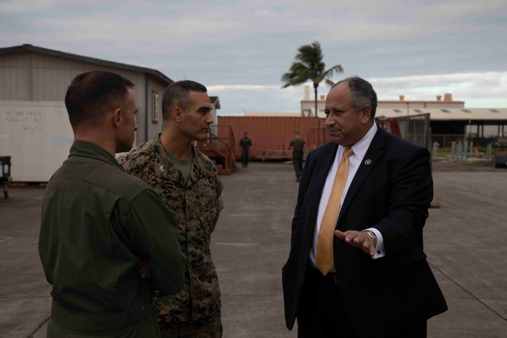 Secretary of the Navy Visits Marine Corps Base Hawaii