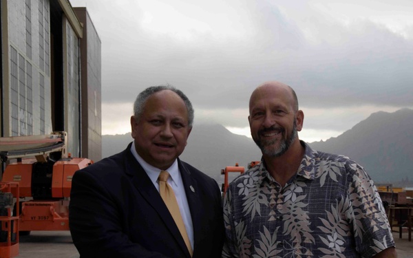 Secretary of the Navy Visits Marine Corps Base Hawaii