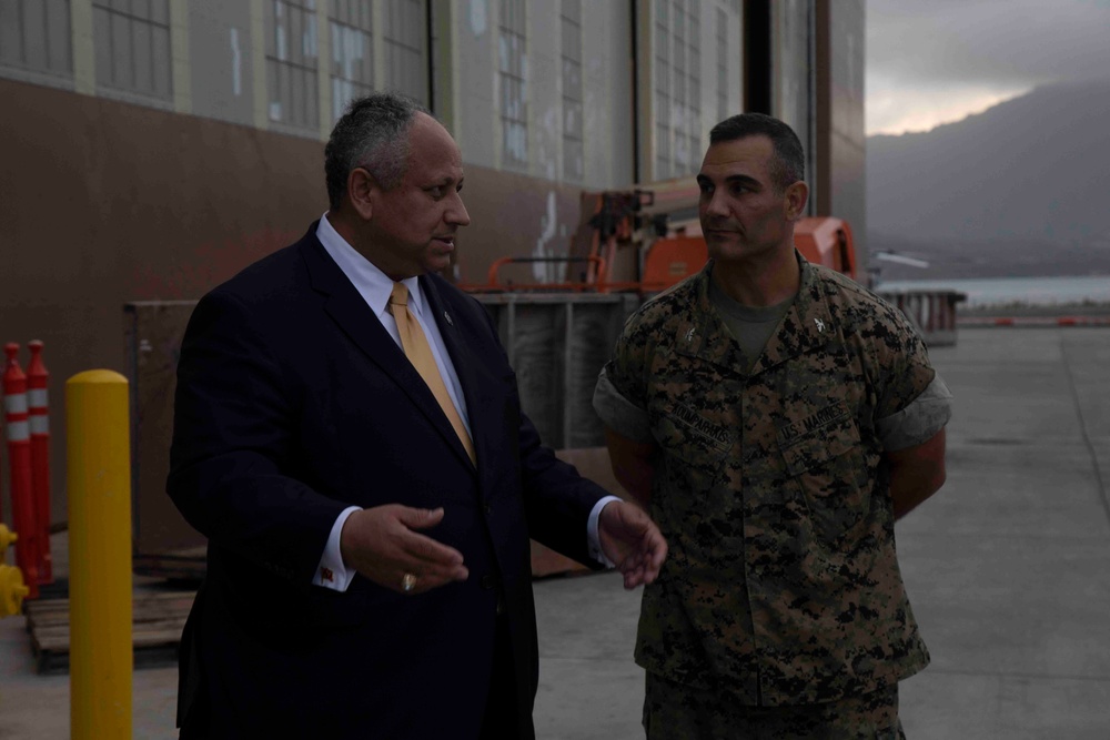 Secretary of the Navy Visits Marine Corps Base Hawaii