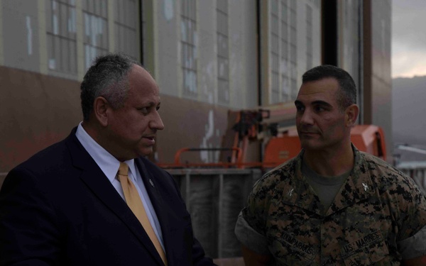 Secretary of the Navy Visits Marine Corps Base Hawaii