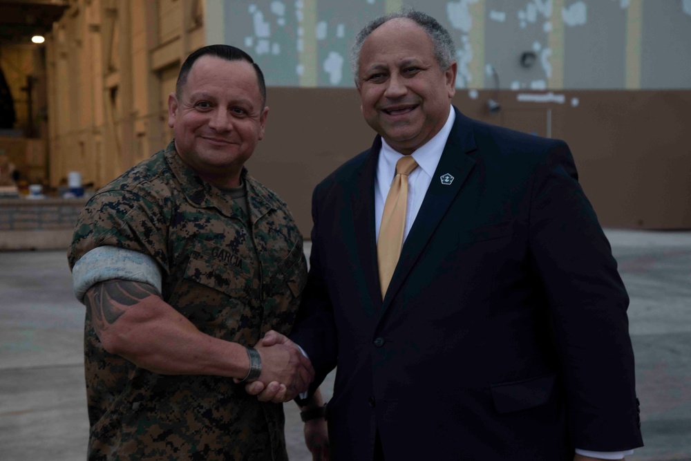 Secretary of the Navy Visits Marine Corps Base Hawaii