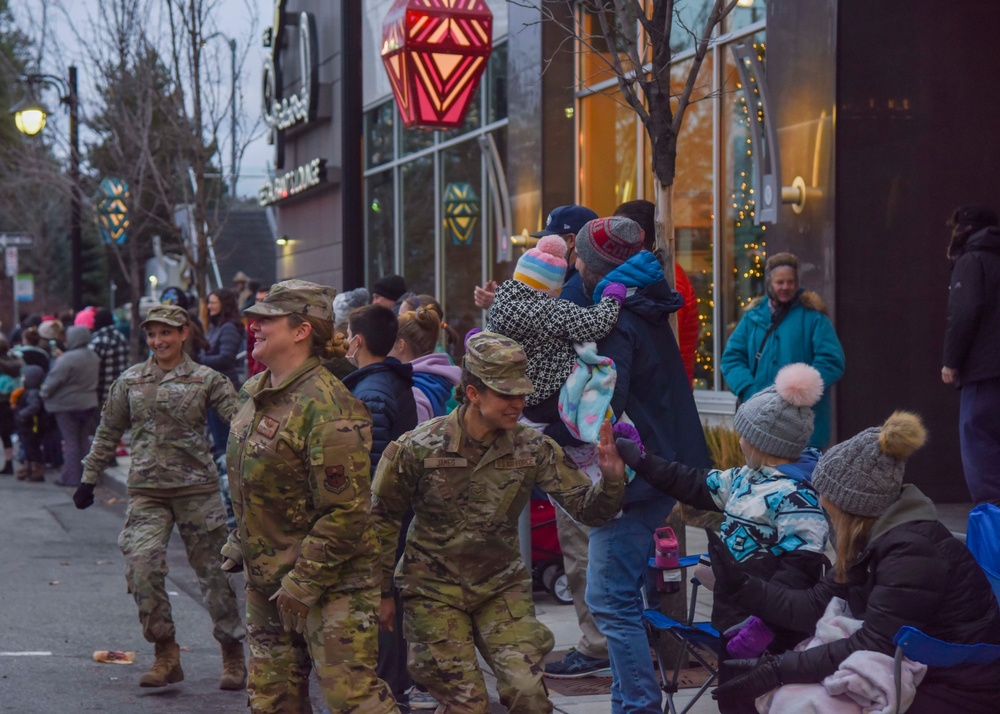 Team Fairchild brings holiday cheer to Spokane Lilac Parade