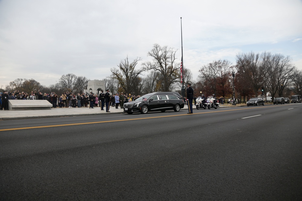 DoD supports funeral for former Senator Robert J. Dole