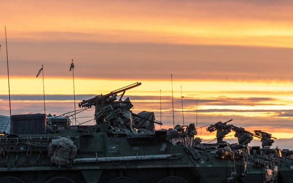 Strykers at Sunrise