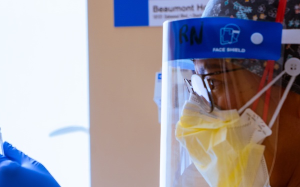 U.S. Army Medical Staff Cares for Critically-Ill COVID Patients.