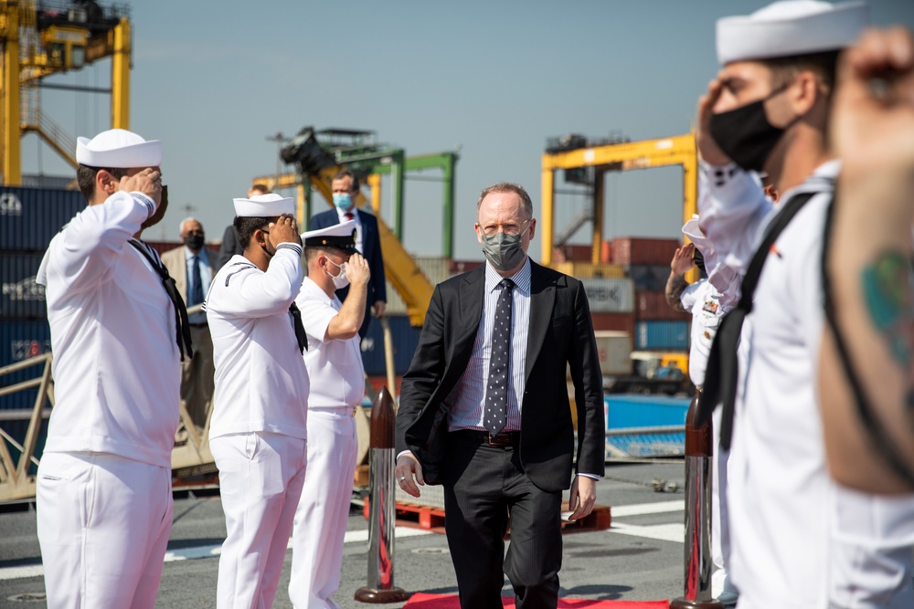 USS Tulsa Hosts Embassy Tour