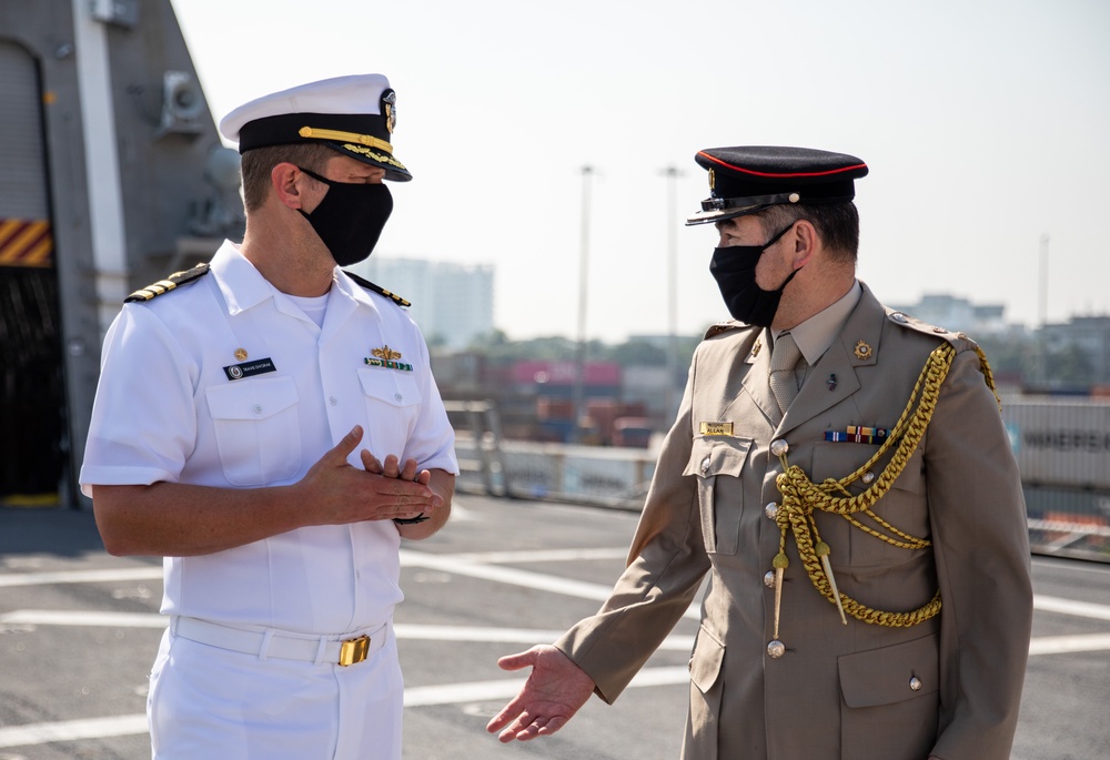 USS Tulsa Hosts Embassy Tour