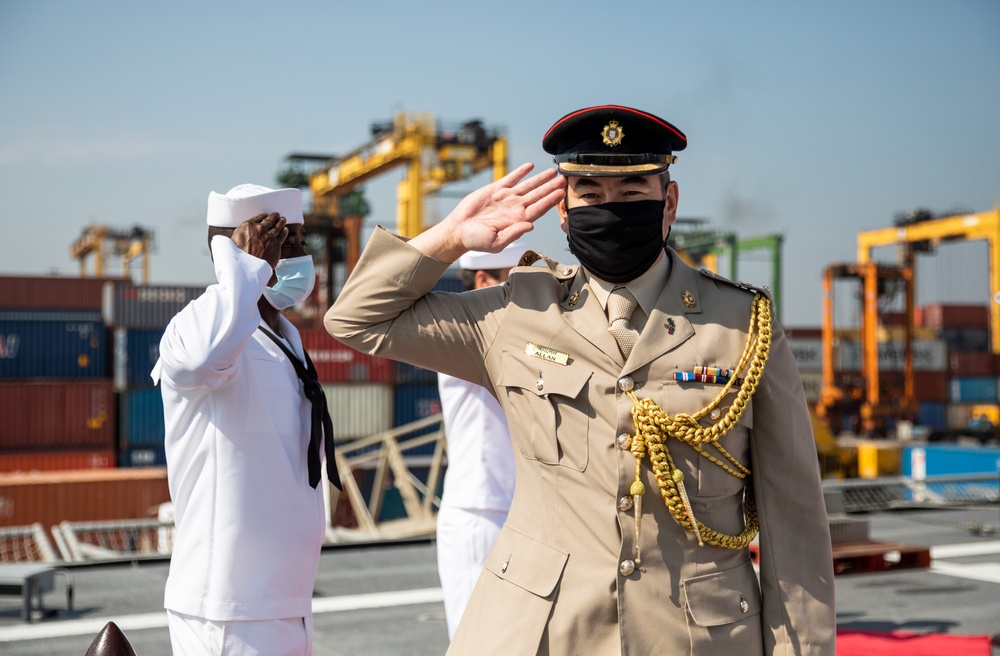 USS Tulsa Hosts Embassy Tour