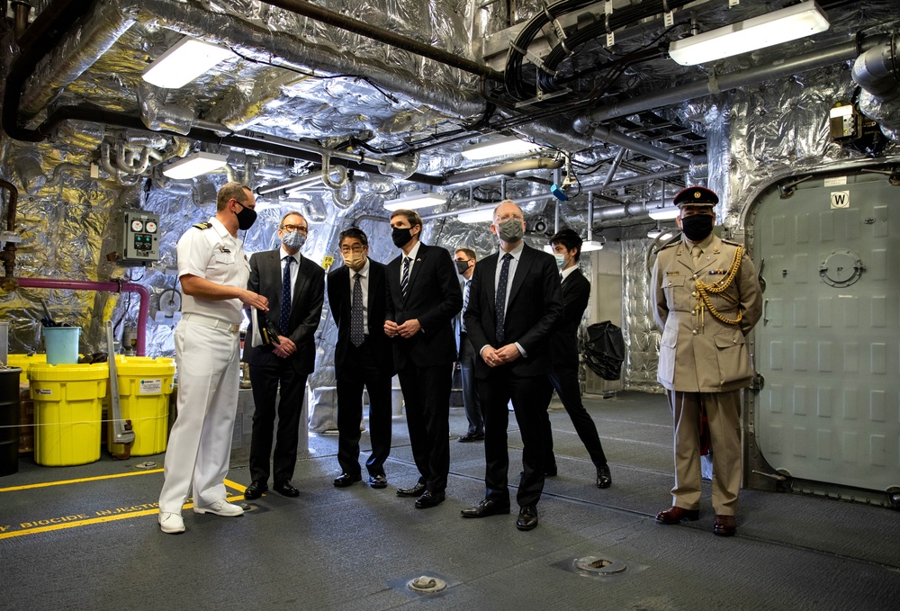 USS Tulsa Hosts Embassy Tour