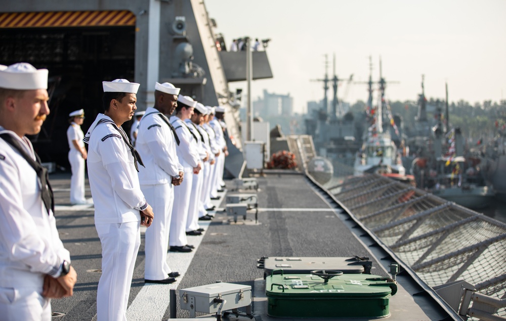 USS Tulsa Departs Chattogram, Bangladesh