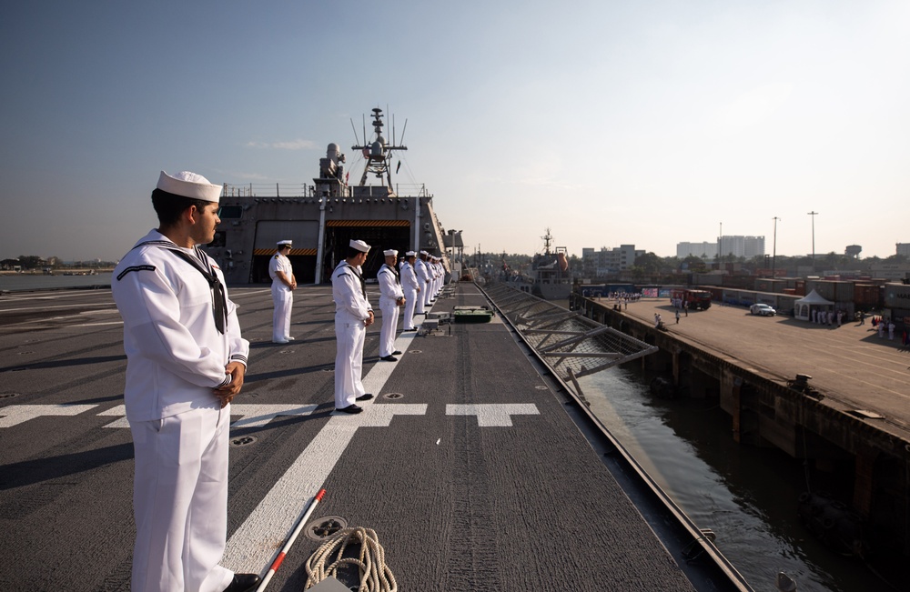 USS Tulsa Departs Chattogram, Bangladesh