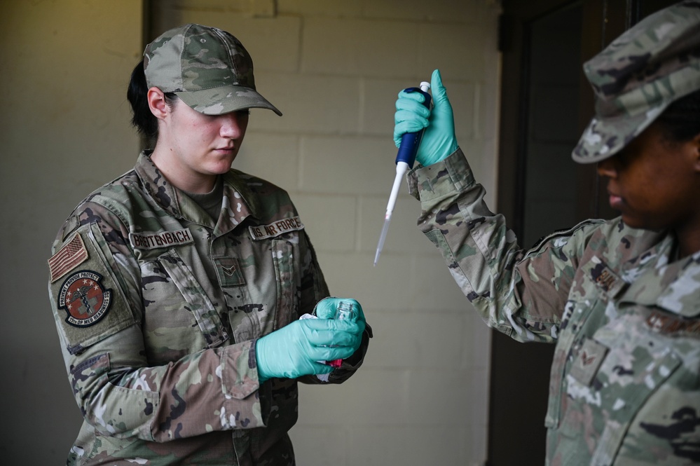 15th OMRS bioenvironmental samples and screens water on JBPHH