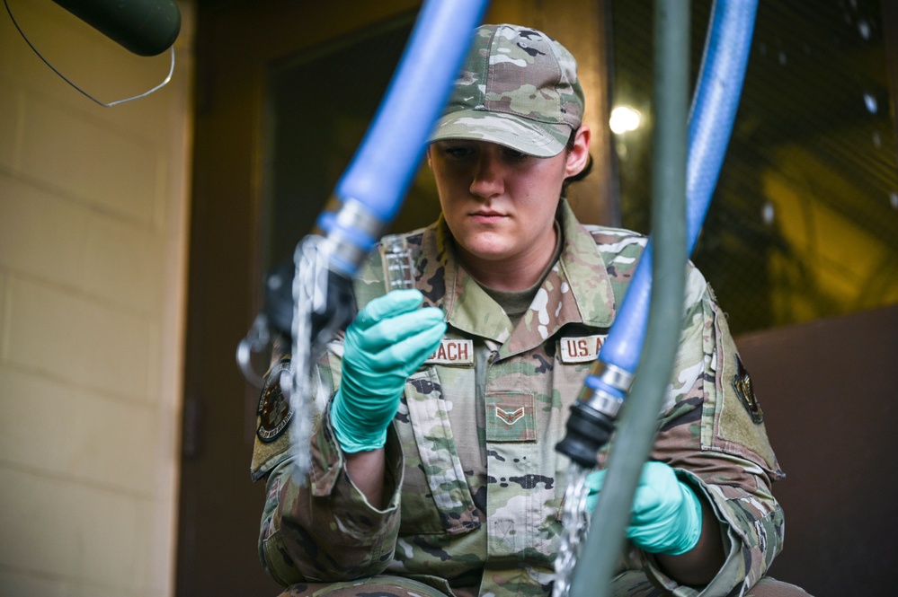 15th OMRS bioenvironmental samples and screens water on JBPHH