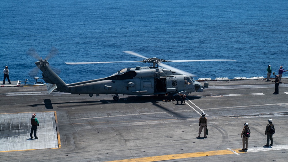 USS Carl Vinson (CVN70) Conducts Flight Operations