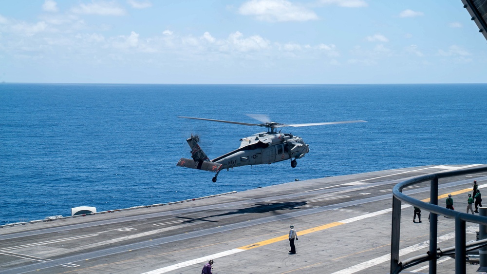 USS Carl Vinson (CVN70) Conducts Flight Operations