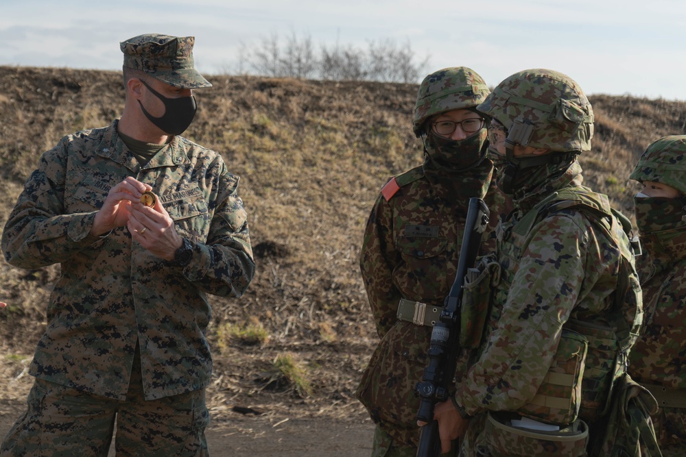 2/8 and JGSDF Bilateral Weapons Exchange