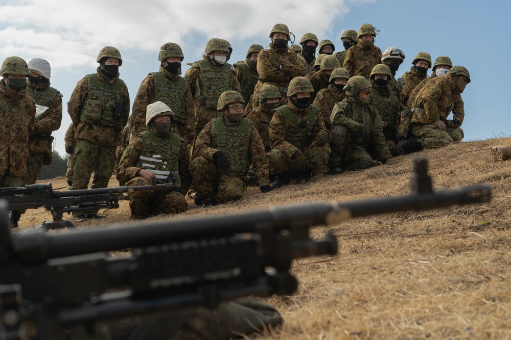 2/8 and JGSDF Bilateral Weapons Exchange