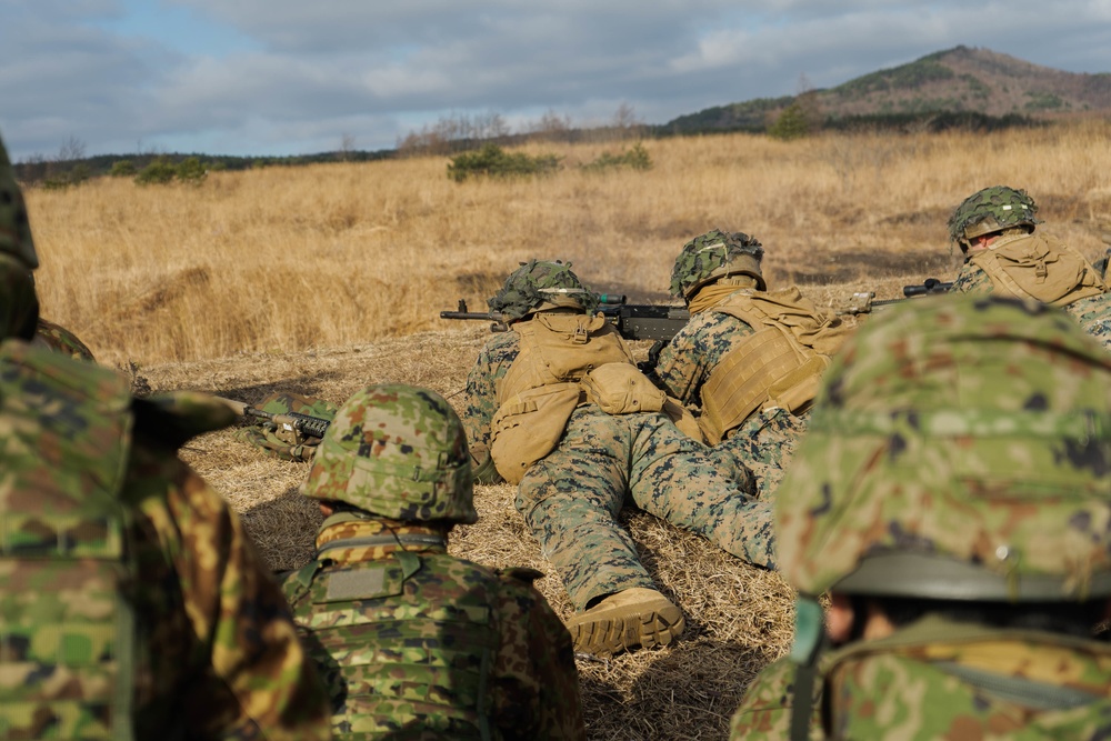 2/8 and JGSDF Bilateral Weapons Exchange