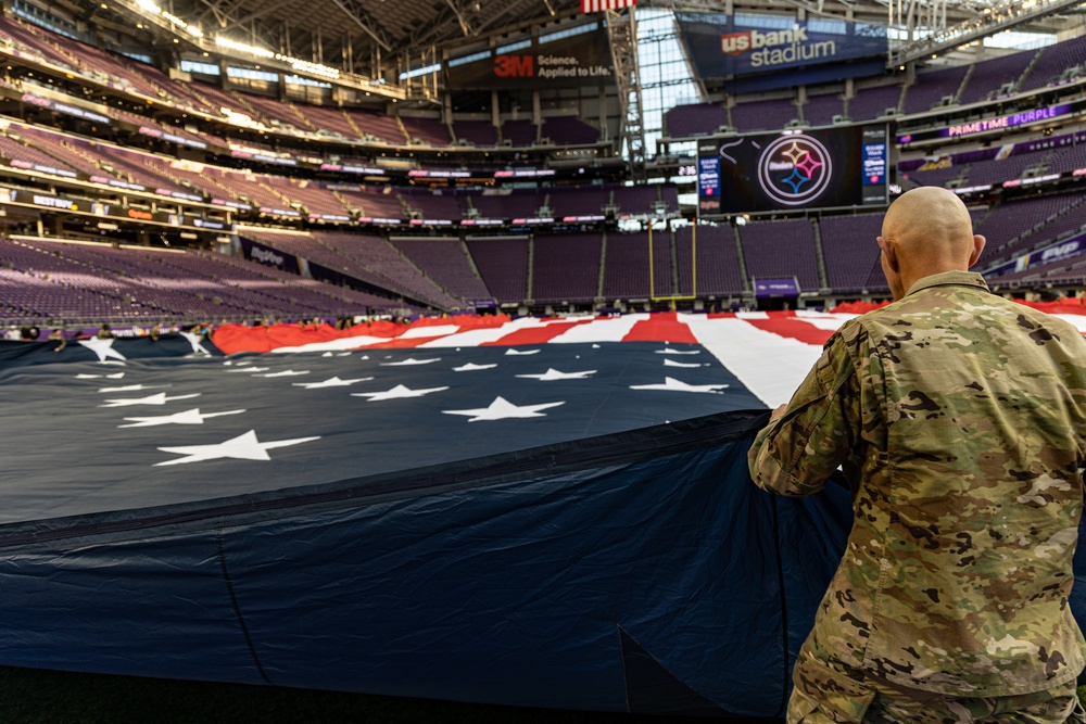 Holding the Flag With Pride