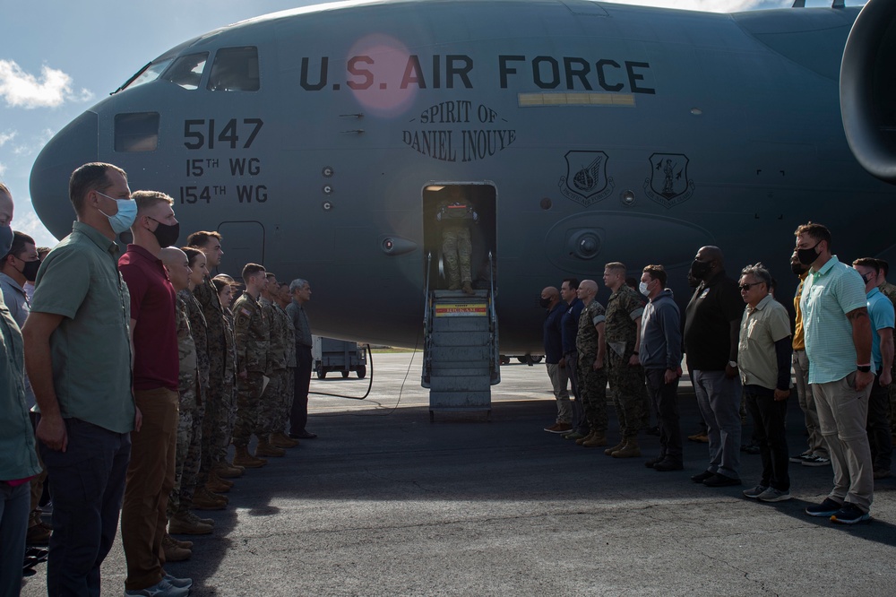 DPAA Hosts Honorable Carry Ceremony