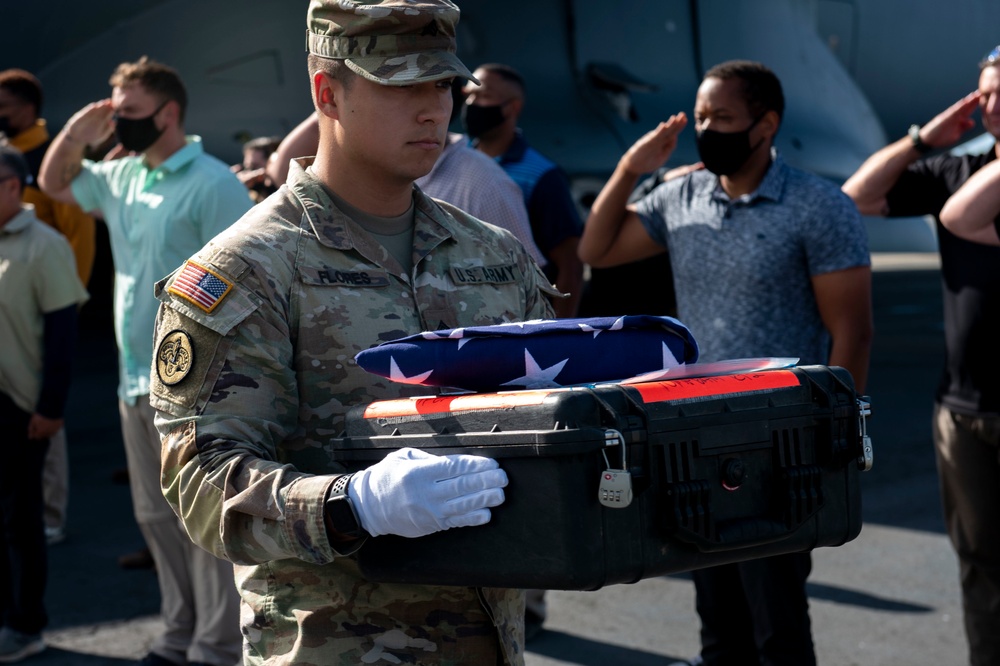 DPAA Hosts Honorable Carry Ceremony