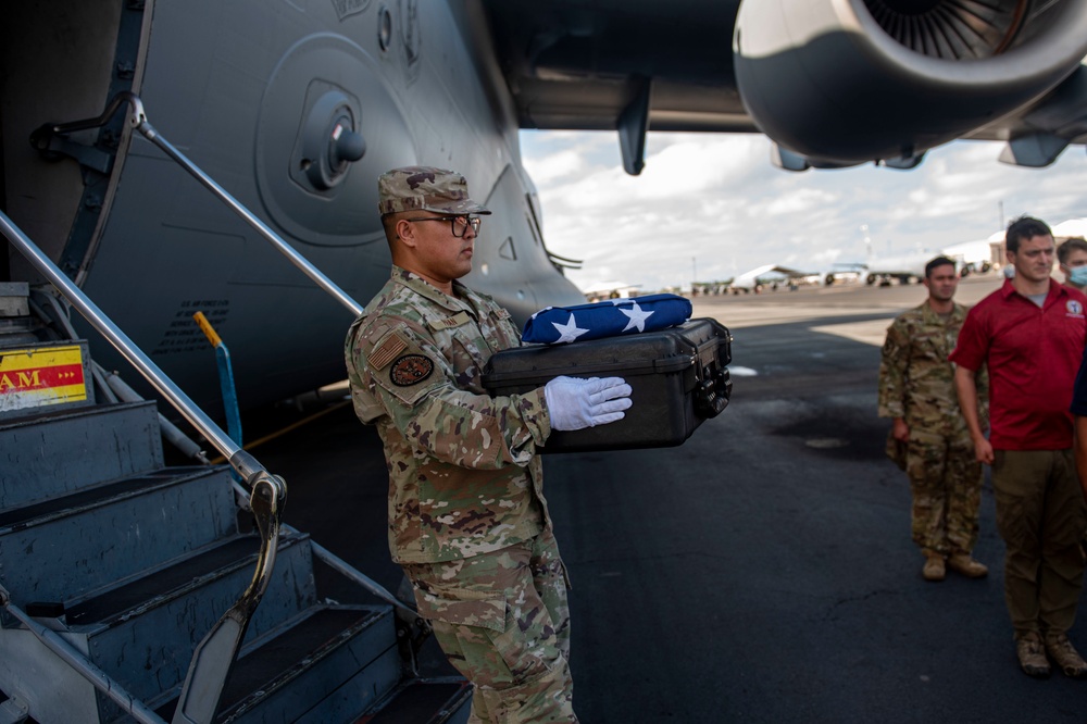 DPAA Hosts Honorable Carry Ceremony