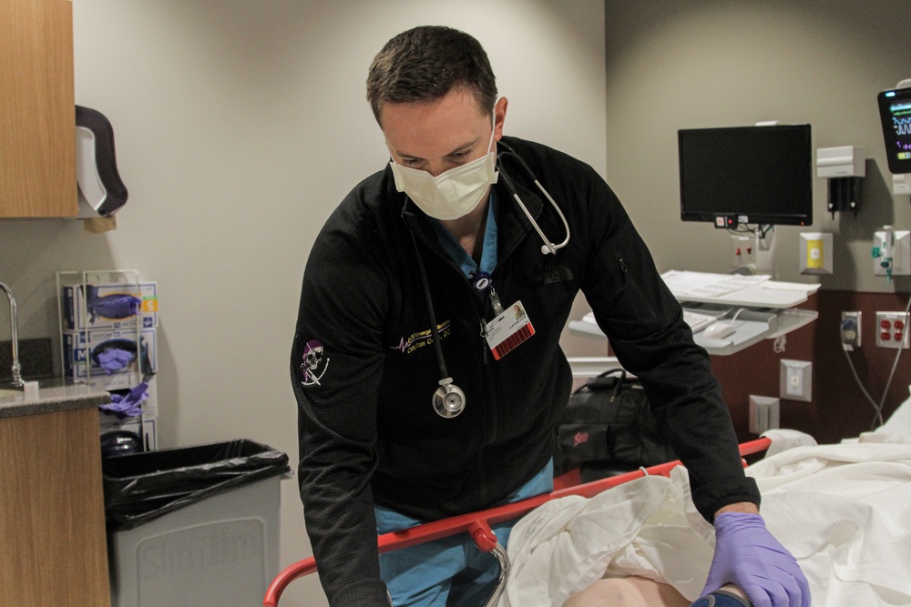 U.S. Air Force Medical Team provide health care at Benefis Health System in Great Falls, Mont.