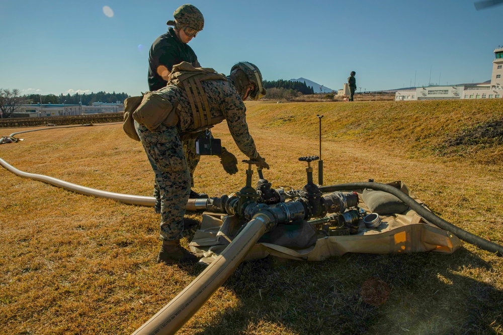 Marines with CLR-3 conduct FARP operations