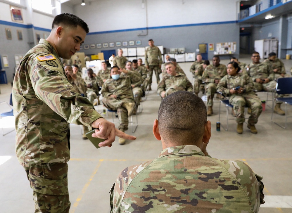 Camouflage training at 79th IBCT