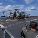 Flight operations continue for USS Lake Champlain in the Philippine Sea