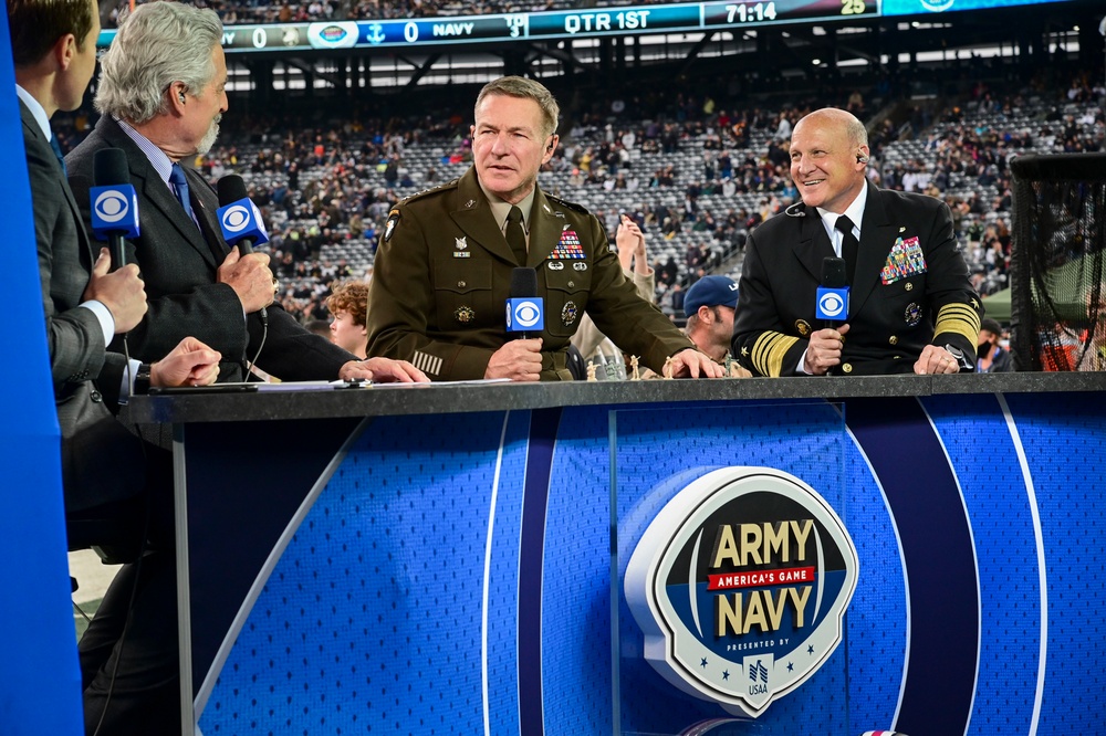 CNO Gilday at the 122nd Army-Navy Game