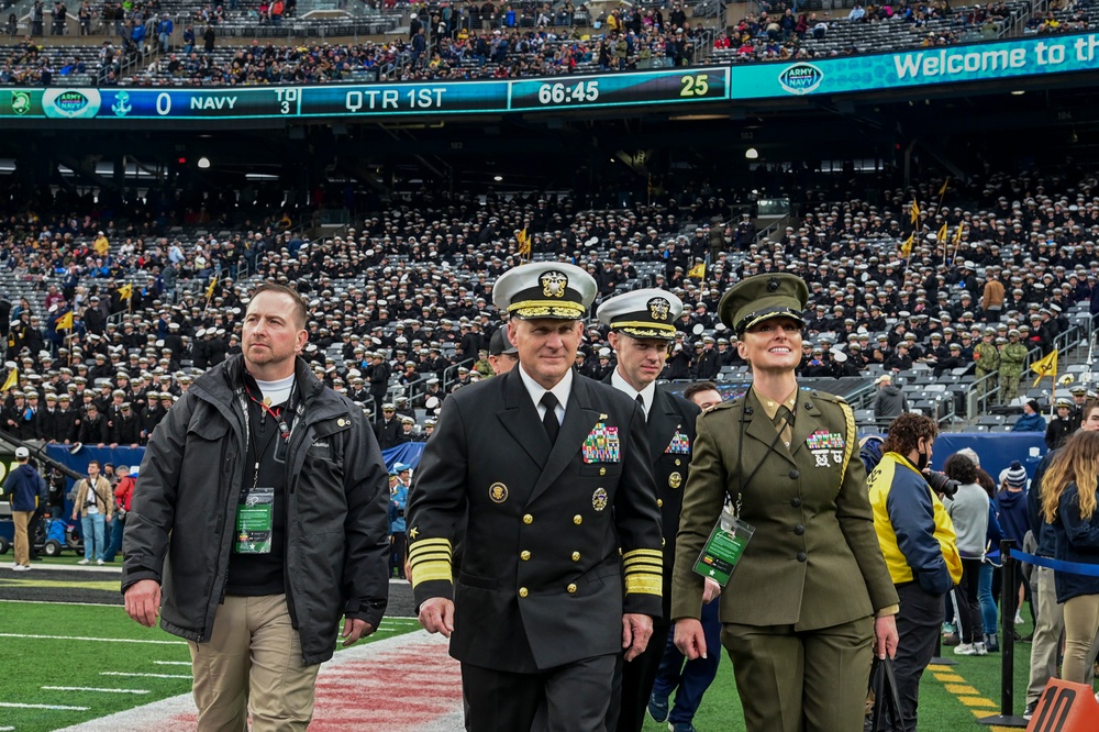 CNO Gilday at the 122nd Army-Navy Game