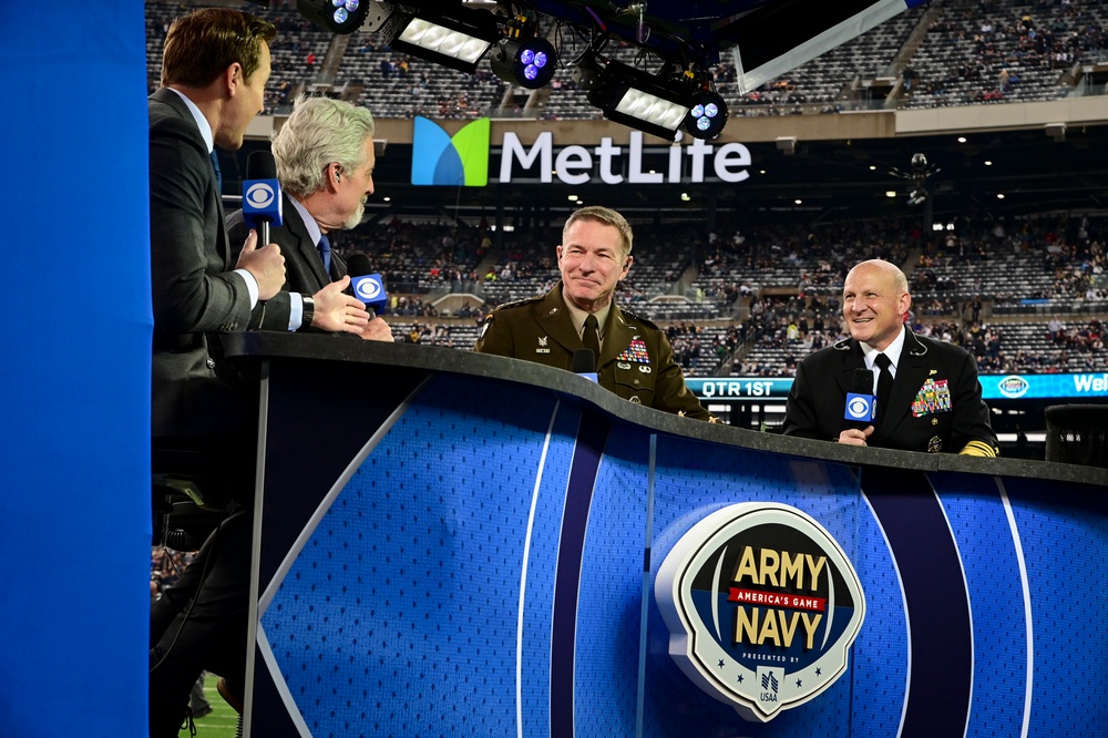 CNO Gilday at the 122nd Army-Navy Game