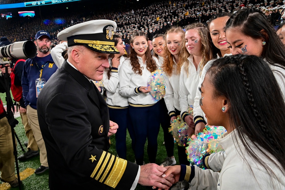 CNO Gilday at the 122nd Army-Navy Game