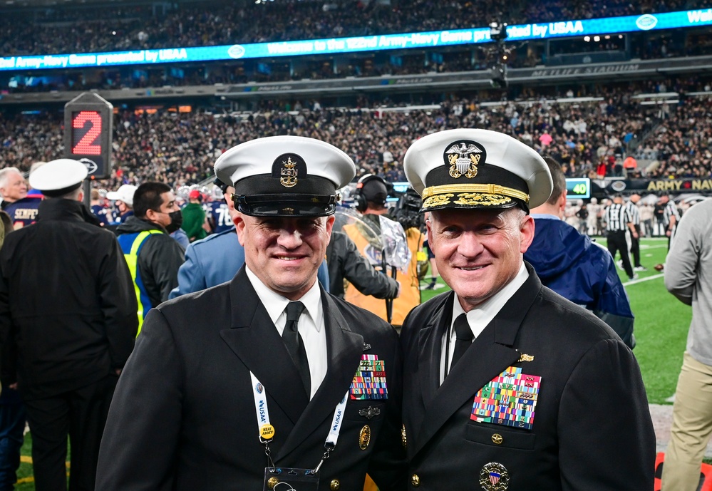 CNO Gilday at the 122nd Army-Navy Game