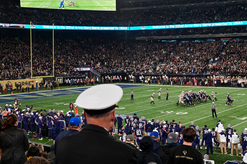 CNO Gilday at the 122nd Army-Navy Game