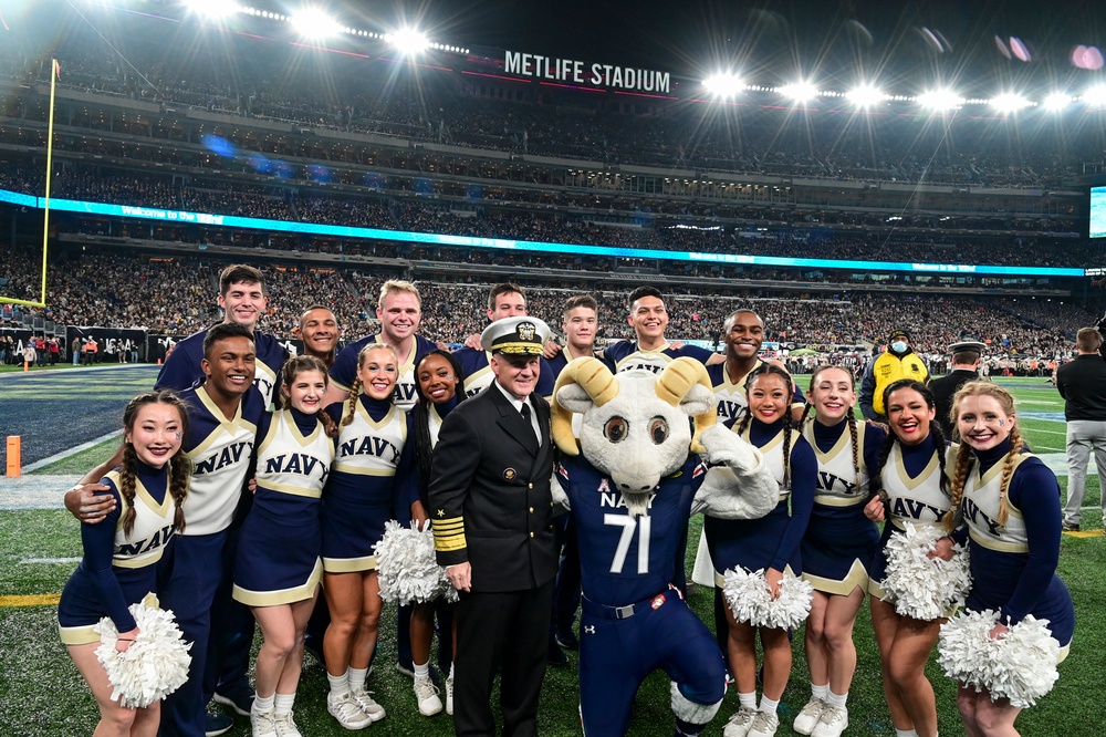 CNO Gilday at the 122nd Army-Navy Game