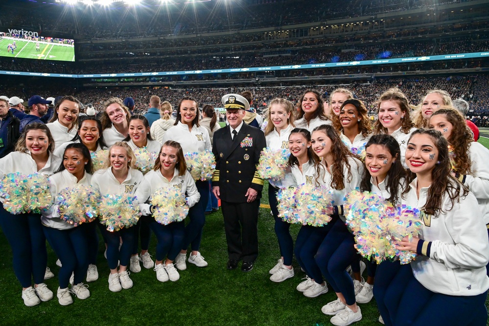 CNO Gilday at the 122nd Army-Navy Game