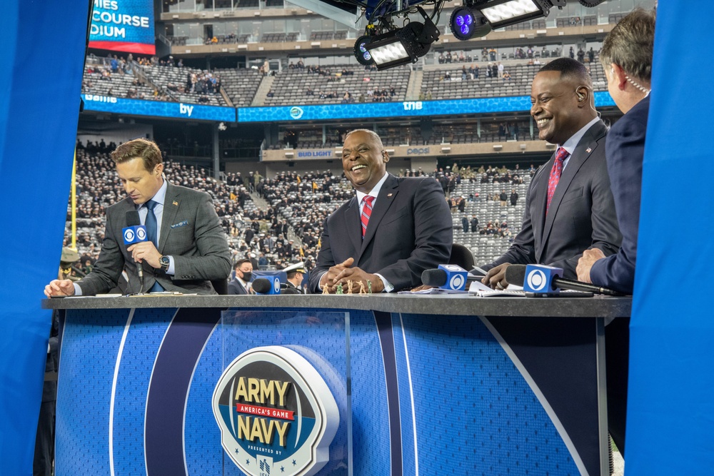 Secretary Austin attends the Army Navy game