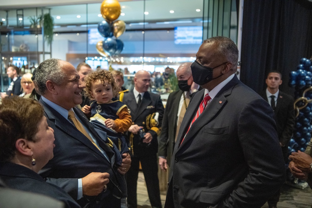 Secretary Austin attends the Army Navy game