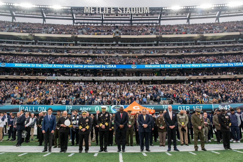 Secretary Austin attends the Army Navy game