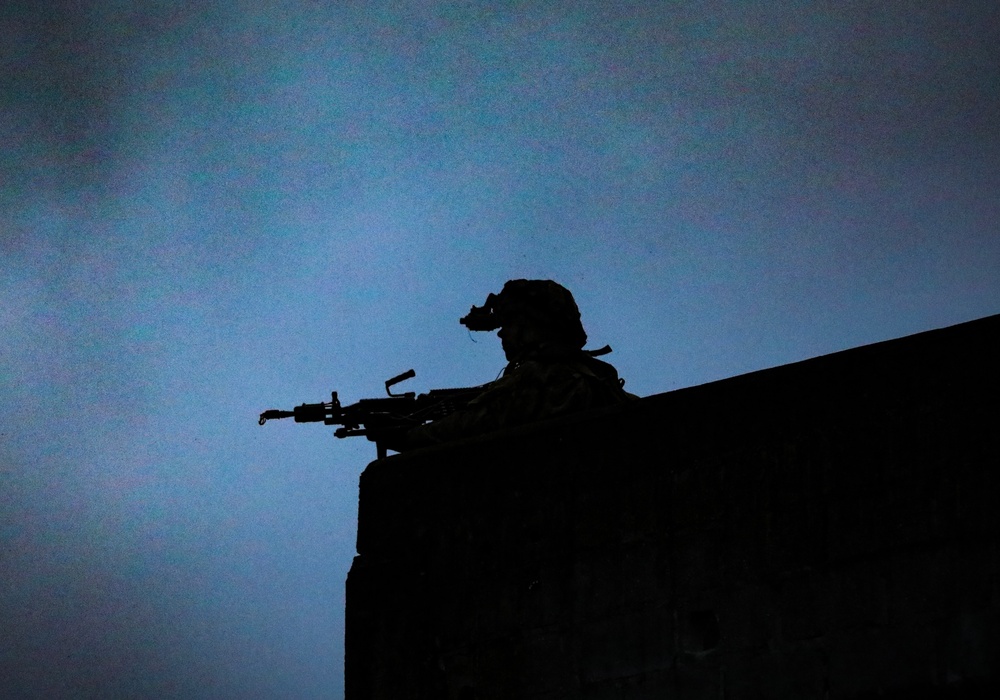 Rakkasans conduct room clearing training during Southern Vanguard 22