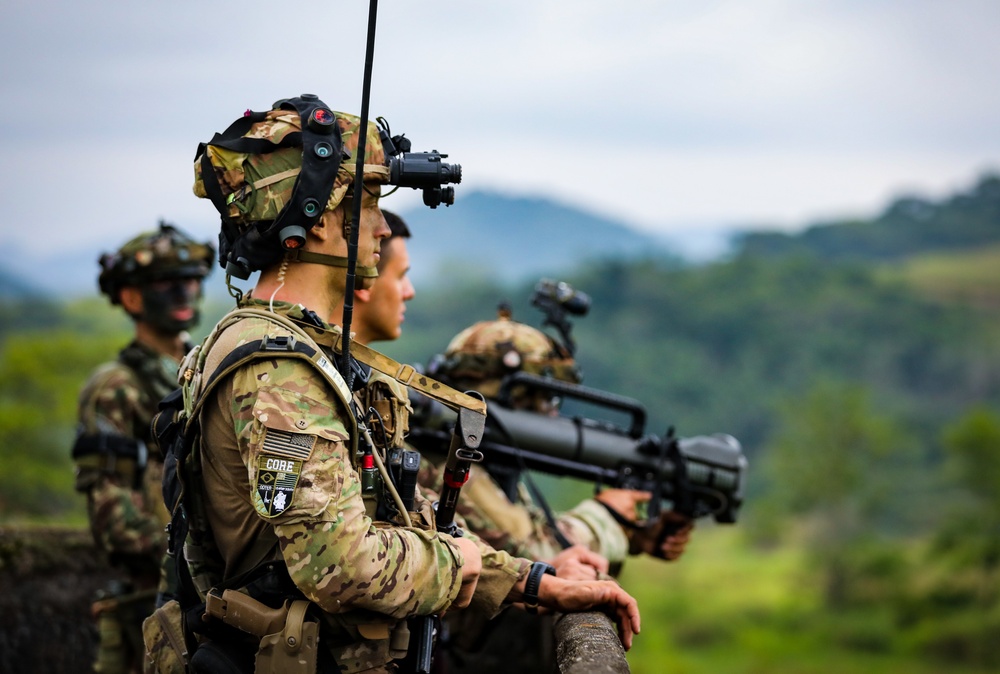 Rakkasans conduct room clearance training during Southern Vanguard 22