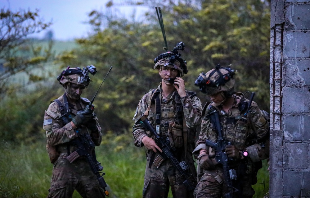 Rakkasans conduct room clearance training during Southern Vanguard 22