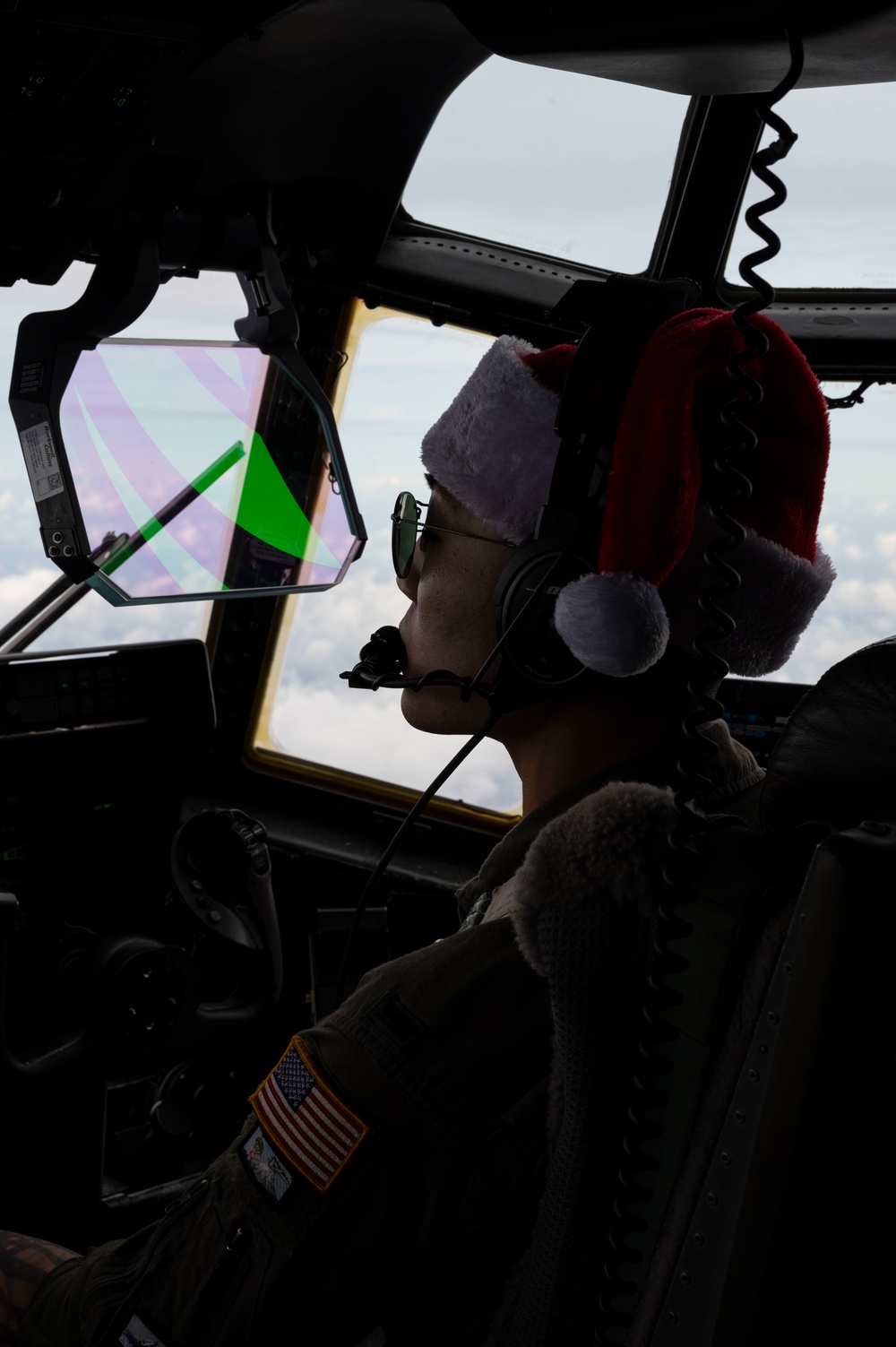 Dropping bundles during Operation Christmas Drop