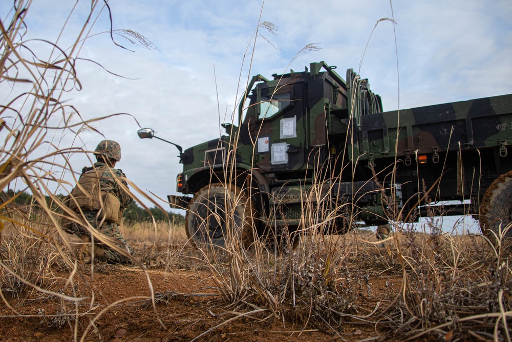 RD21 Marines and JGSDF conduct aerial resupply training