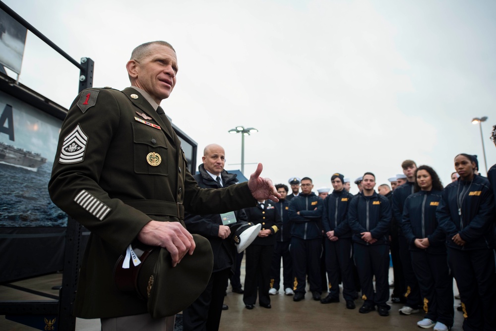 MCPON Russell Smith attends 122nd Army-Navy Game