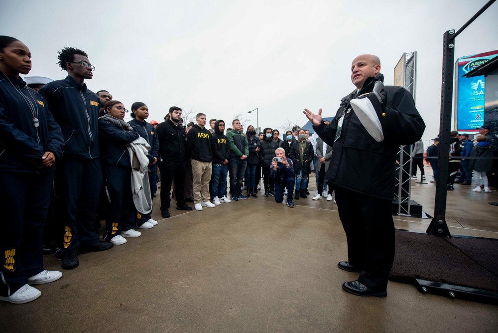 MCPON Russell Smith attends 122nd Army-Navy Game